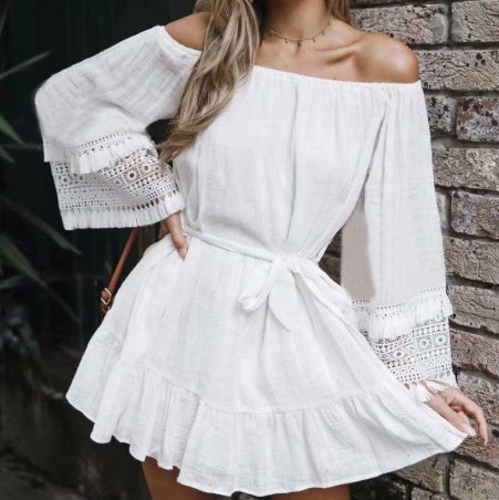 Stitching lace belt belt