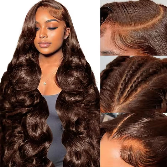 13×4 lace front human hair wig made with premium Vietnam hair.
This body wave wig features HD lace, aligned cuticles, and a natural hairline for a flawless look.