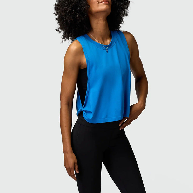 Loose Sleeveless Blouse Sports Vest Women's Running Training